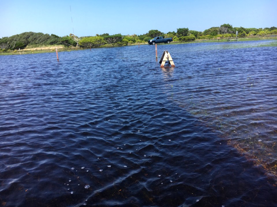 Cape Point Campground flooding, June 2020