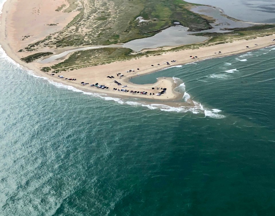 Aerial view of Cape Point on August 7, 2020