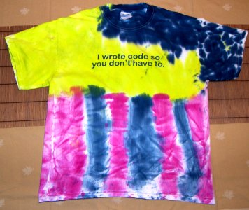 Dyed t-shirt photo