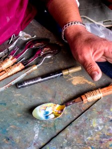 Painted Spoon