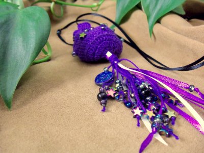 Crochet Amulet Pouch photo