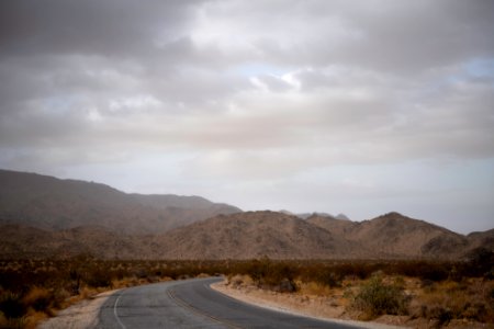 Dust storm near North Entrance