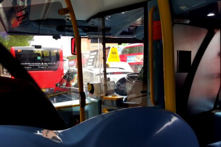 London traffic from the 507 bus