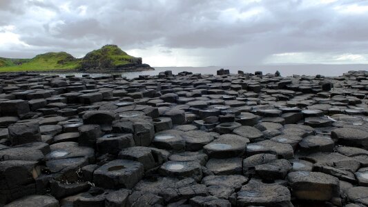 Stones lighting landscape