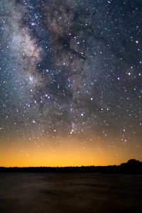 Milky Way over Ashurst Lake