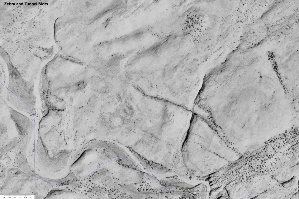 Zebra-Tunnel closeup aerial