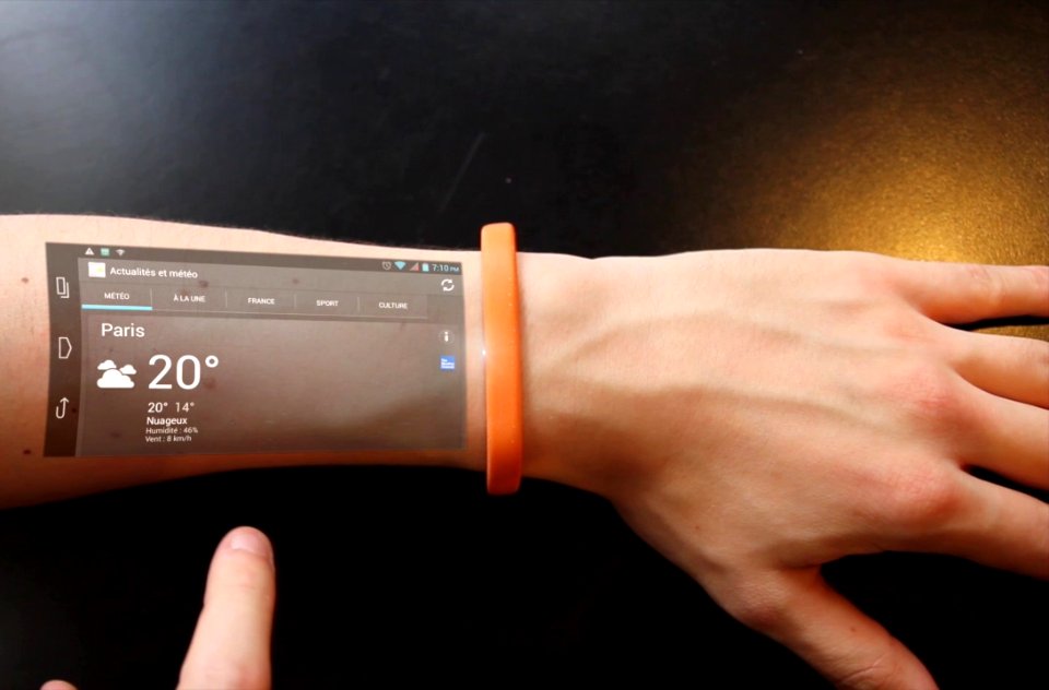 Cicret  Wearable Projection Band