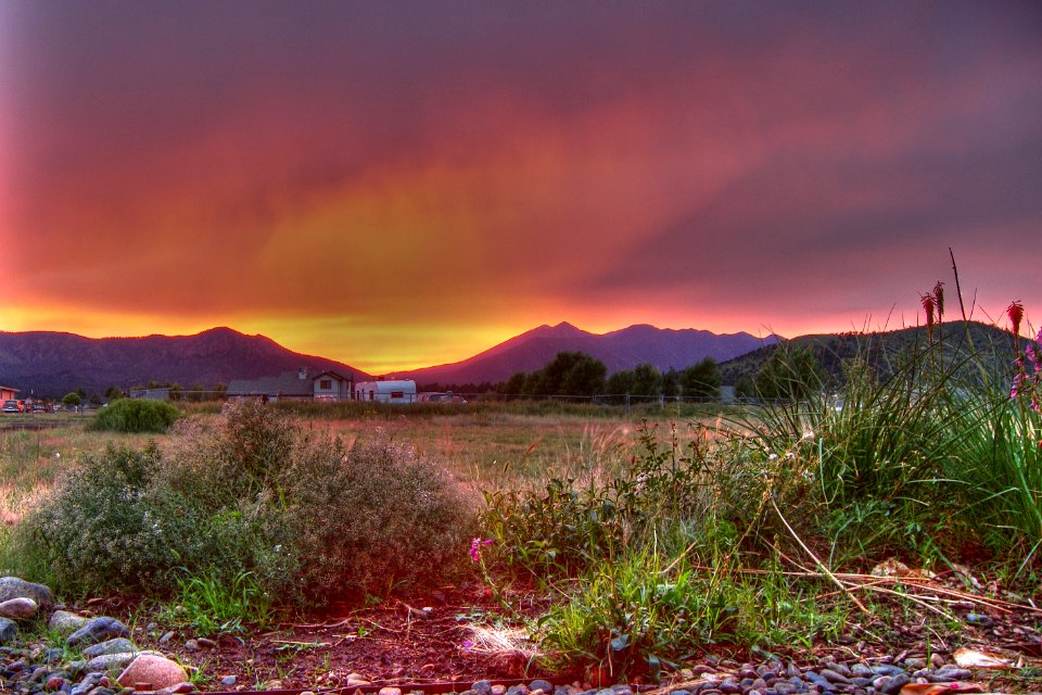 Peaks Sunset (HDR)