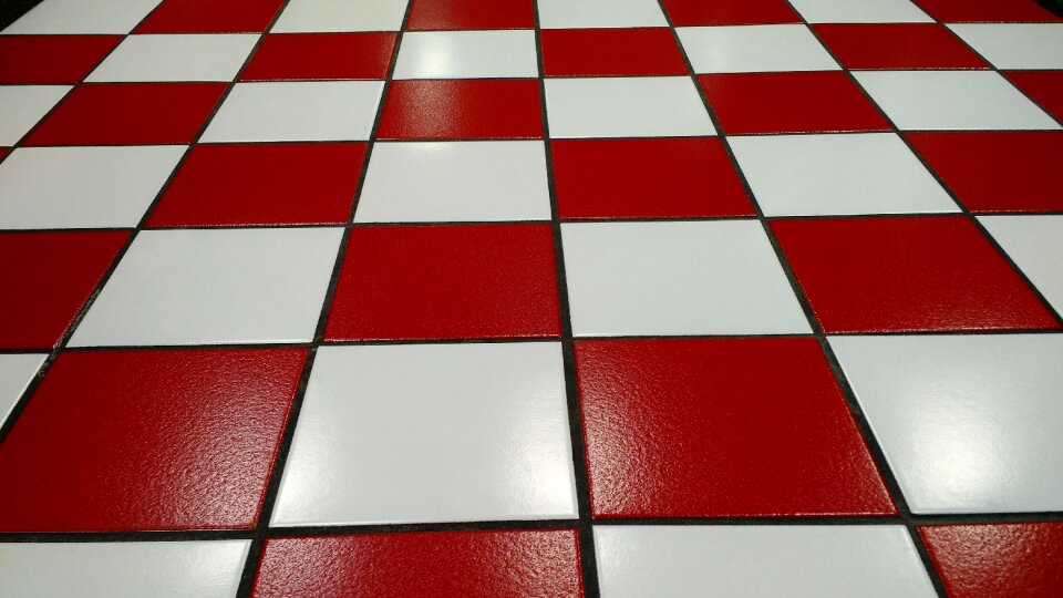 Floor glossy grout photo
