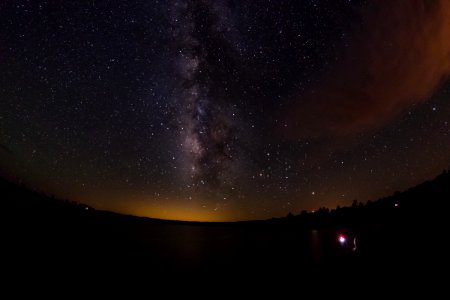 Milky Way over Ashurst Lake