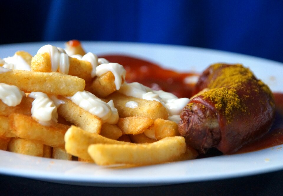 Restaurant french fries meal