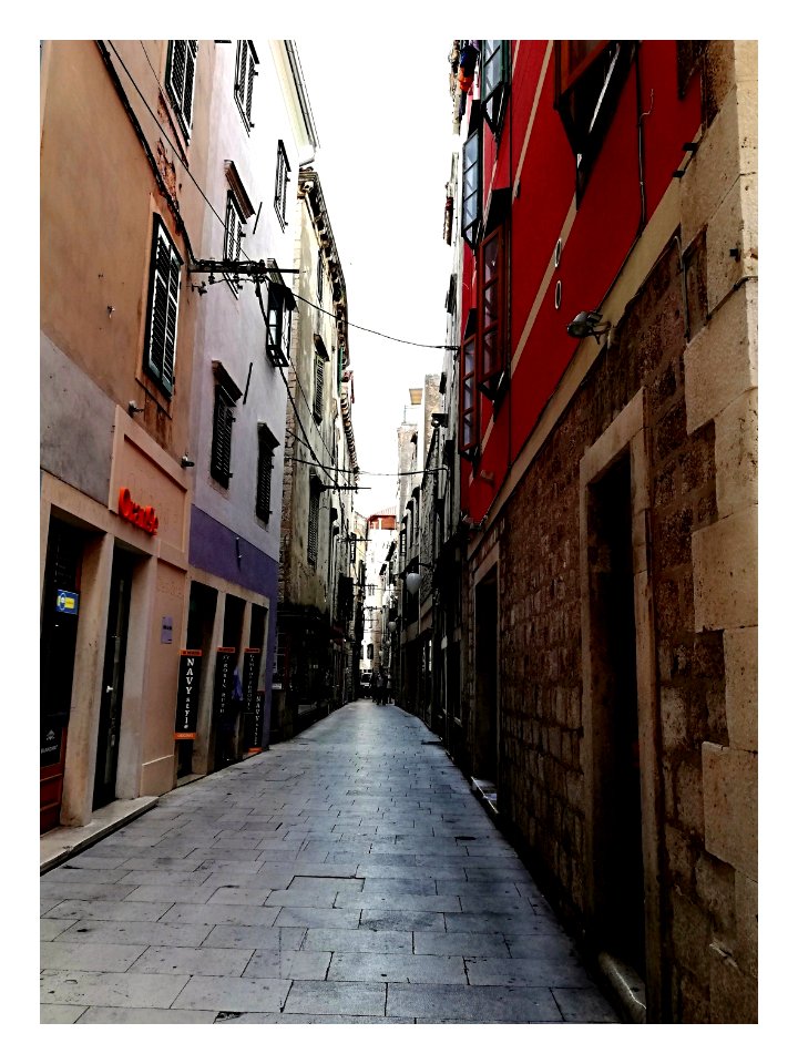 Ruelle à Sibenik (Croatie)