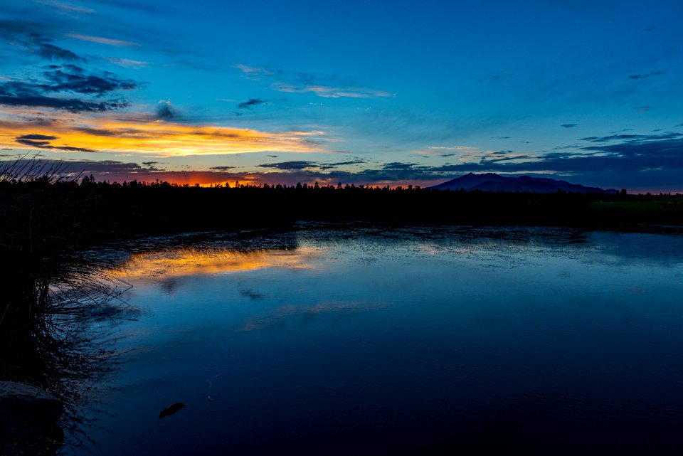 Sunset over Marshall Lake