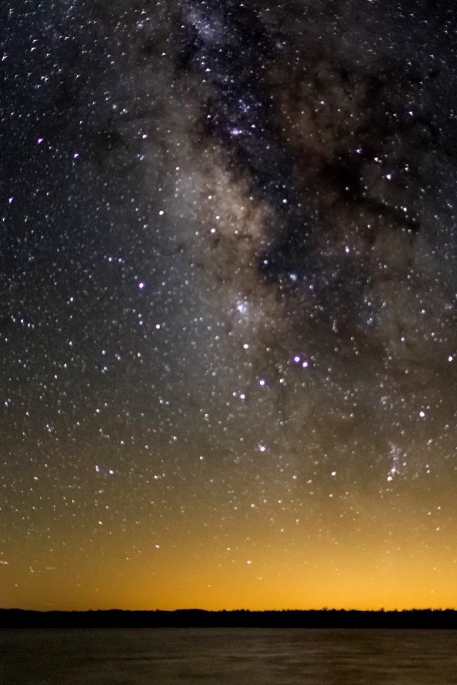 Milky Way over Ashurst Lake