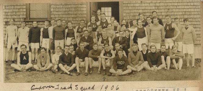 Track Squad, 1906 (from Francis Patton Scrapbook)