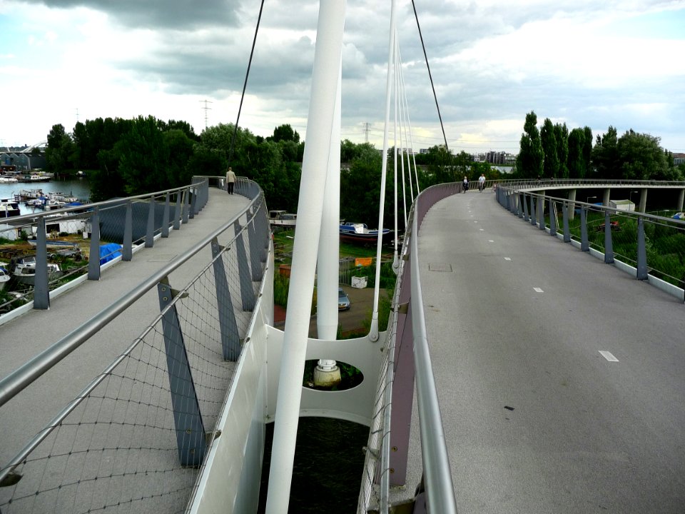 2011.08 - 'View over the urban landscape to the North of Amsterdam - seen from the bridge Nescio-brug over the canal Amsterdam-Rijn-kanaal; geotag free urban picture, in public domain / Commons CCO;  city photography by Fons Heijnsbroek, The Netherlands