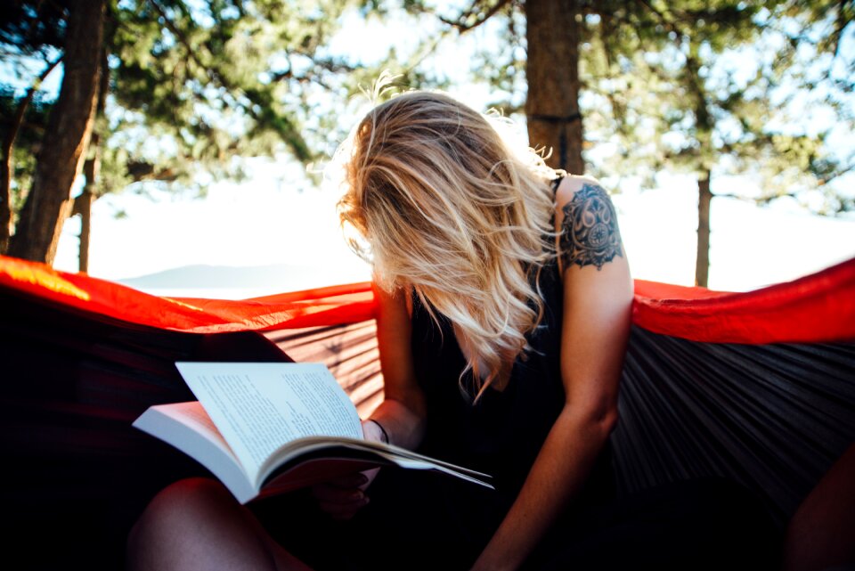 Read hammock leisure