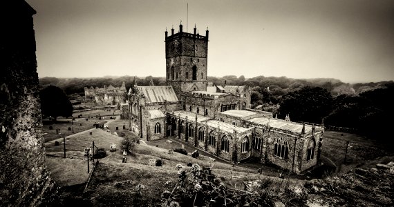 St David's on a Misty Day