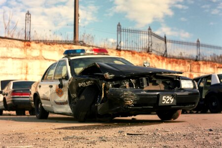 Car crash ohio cop photo