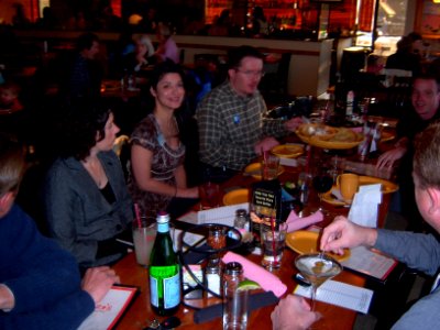 Flagstaff Tweetup at Picazzo's restaurant, March 2009