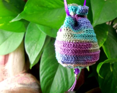 Crochet Amulet Pouch photo