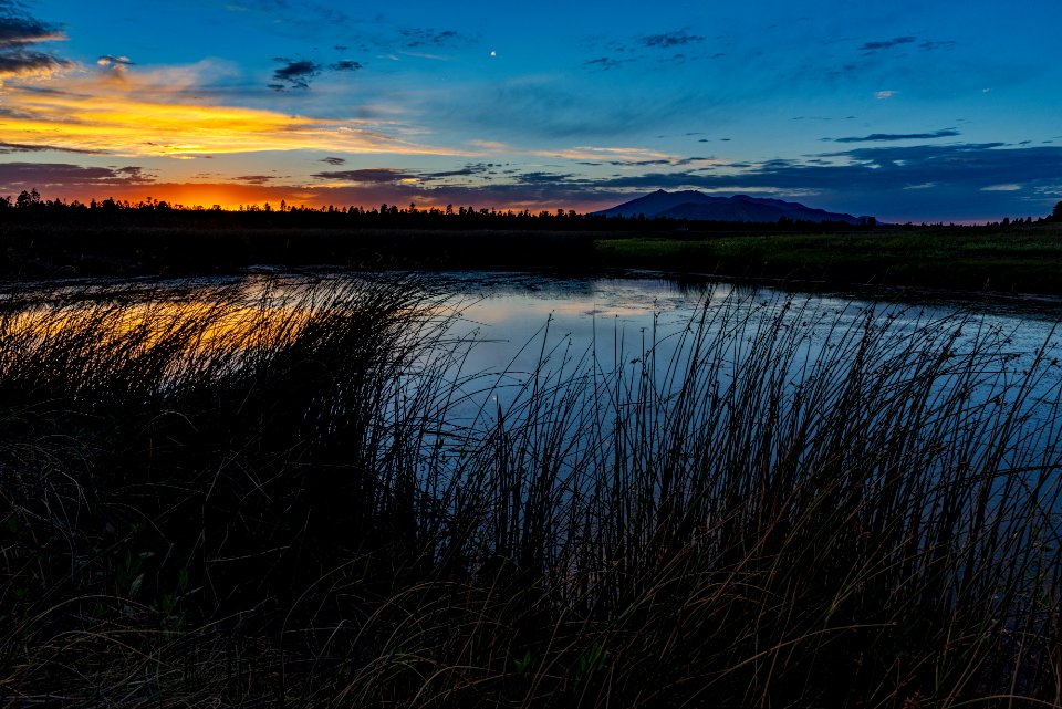Sunset over Marshall Lake