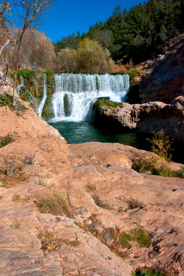 Fossil Springs Wilderness: Old Fossil Creek Dam