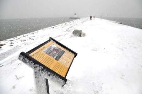 Derby Wharf in Snow (2013)