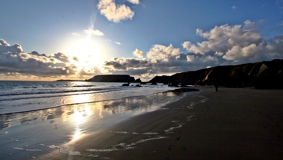Beach, Sunset