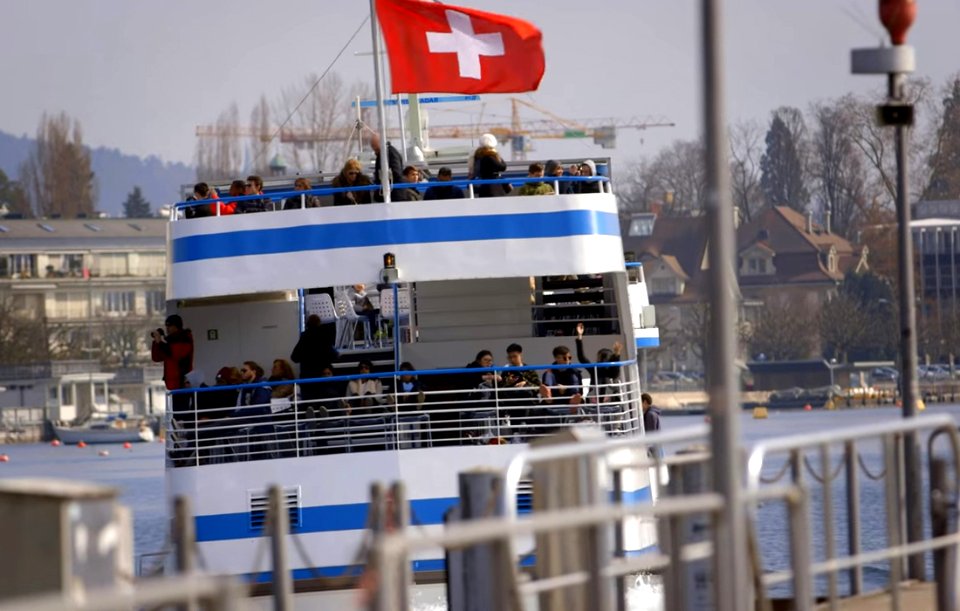 Ferry boat in Zurich