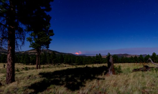 Flagstaff view of Fuller Fire (GCNP)