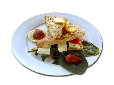 Sandwich dish cafe