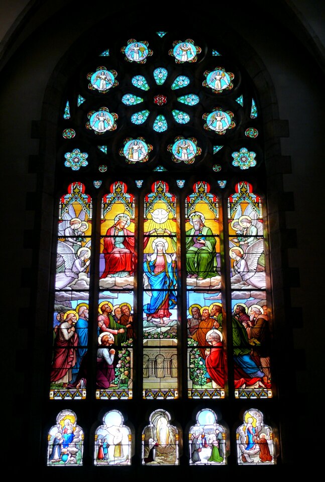 Stained glass saint cast le guildo france