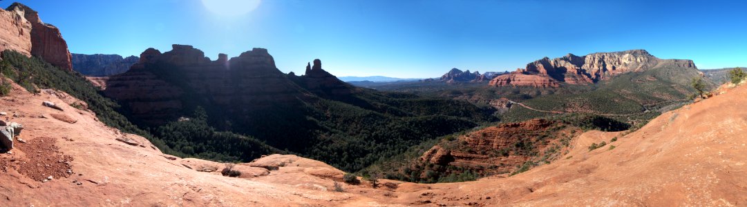 Mitten Ridge, Sedona (pan)