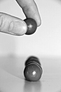 Balls food black white