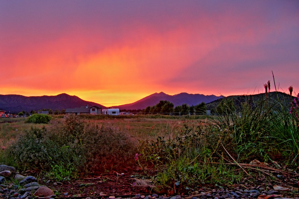 Peaks Sunset (HDR)