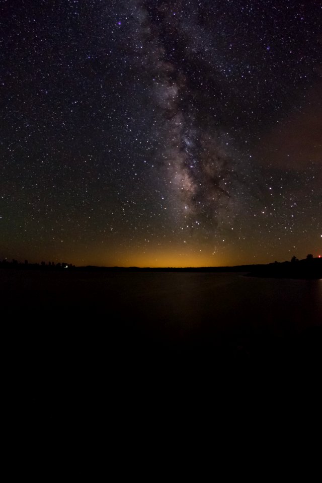 Milky Way over Ashurst Lake