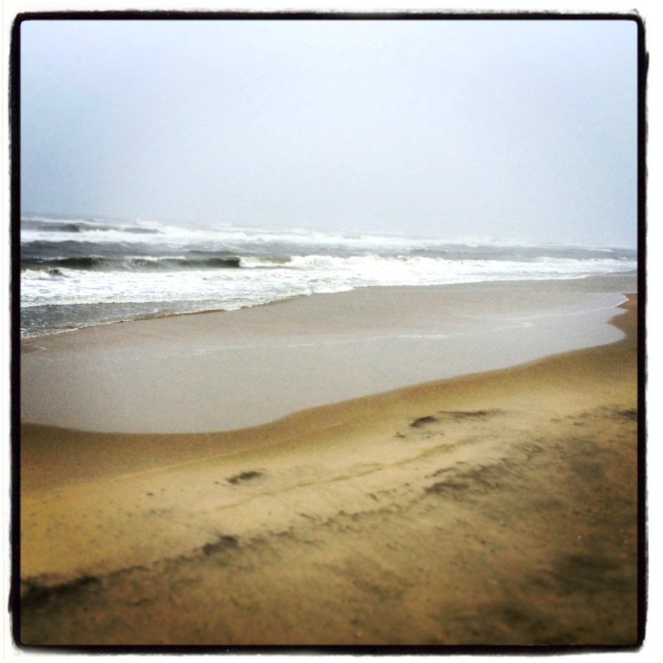 Spring Rains at the Ocean