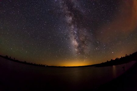 Milky Way over Ashurst Lake