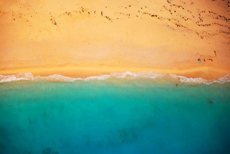 Summer shore sand photo
