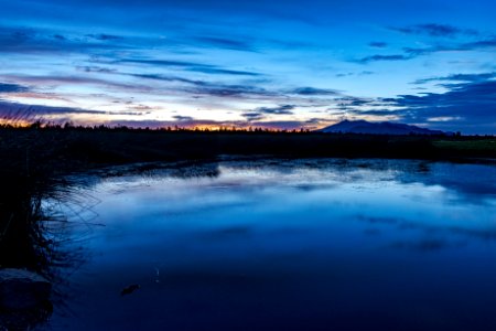 Sunset over Marshall Lake