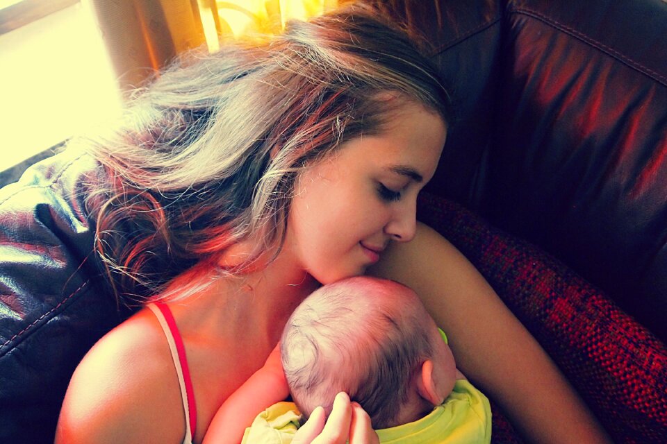 Love family embrace