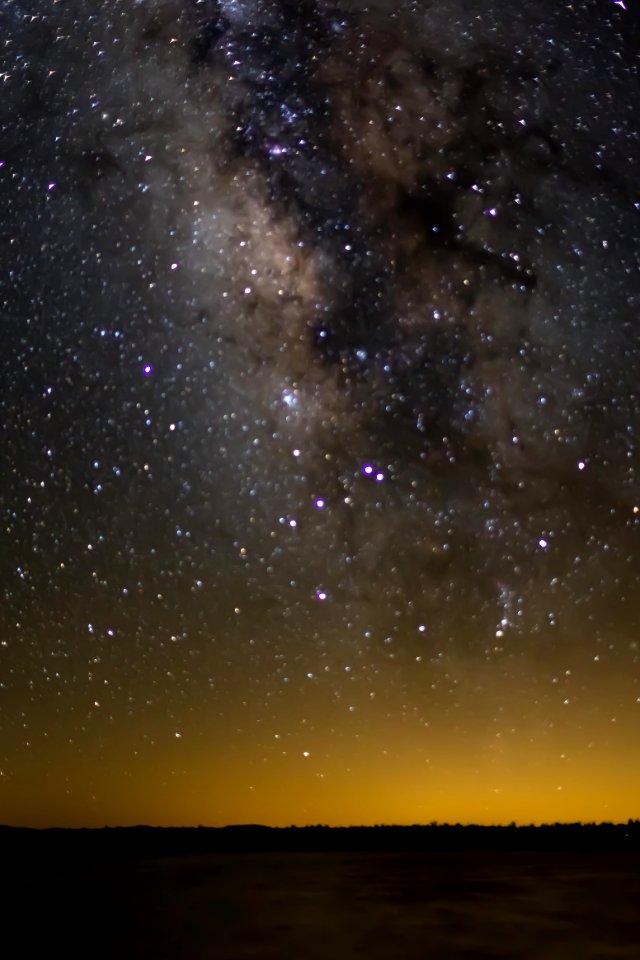 Milky Way over Ashurst Lake