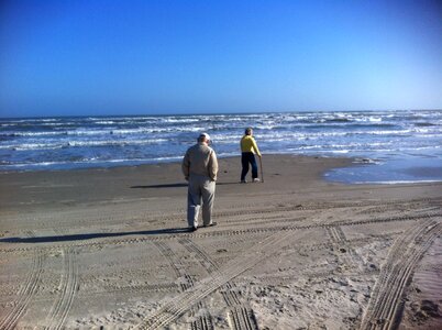 Gulf beach mustang island photo