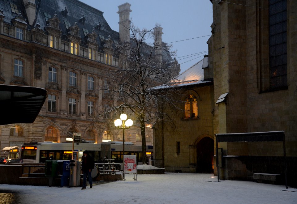 Lausanne enneigée