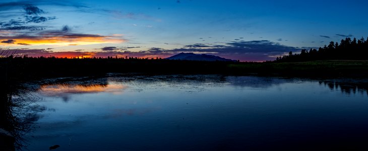 Sunset over Marshall Lake