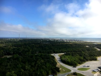 View looking north from the Cape Hatteras Lighthouse