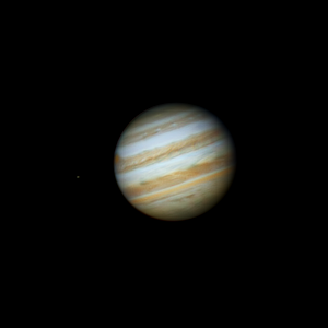 Jupiter and Io photo