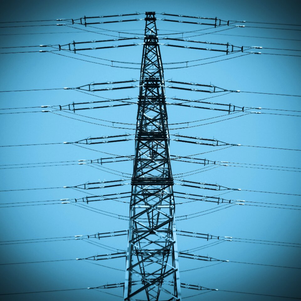 Energy power line strommast