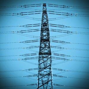 Energy power line strommast